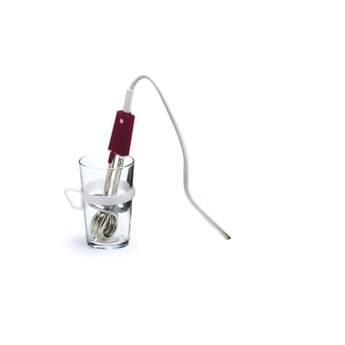  Chavez&Bar Thermoplongeur 350W Inox Rouge et Blanc, Chavez&Bar Chauffe-eau Instantané Compact pour Voyage, Sécurité Sur